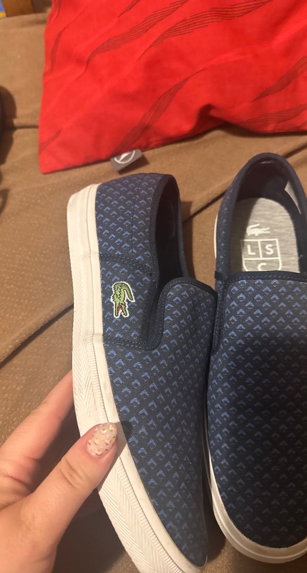 Lacoste Mavi Erkek Espadril Kaydırmaz Tabanlı spor ayakkabı - Görsel 3