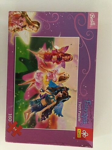 Barbie Lisanlı fairytopia puzzle orijina