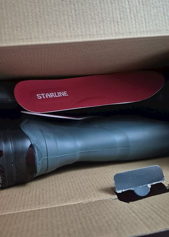 Siyah Erkek Diz Boyu Kauçuk Çizme - Görsel 3