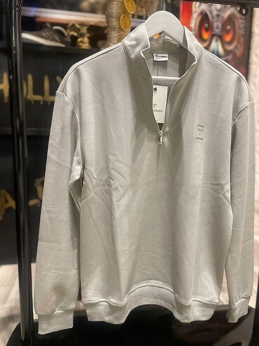 Erkek yarım fermuarlı sweat