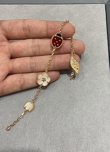 Beden sarı Renk Van cleef bileklik