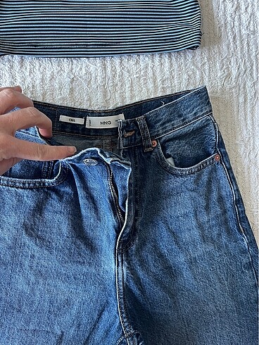 xs Beden Mango jean zara crop
