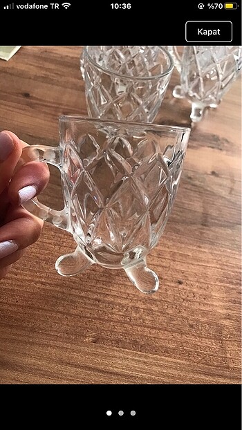  Beden beyaz Renk Madame coco çay kahve bardağı 2 set