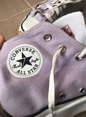 39 Beden Converse ayakkabı lila