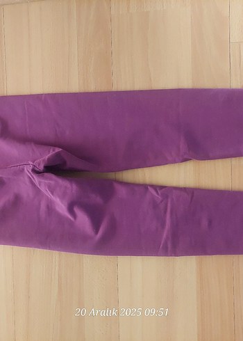 Mor Kız Çocuk Tayt - Görsel 3