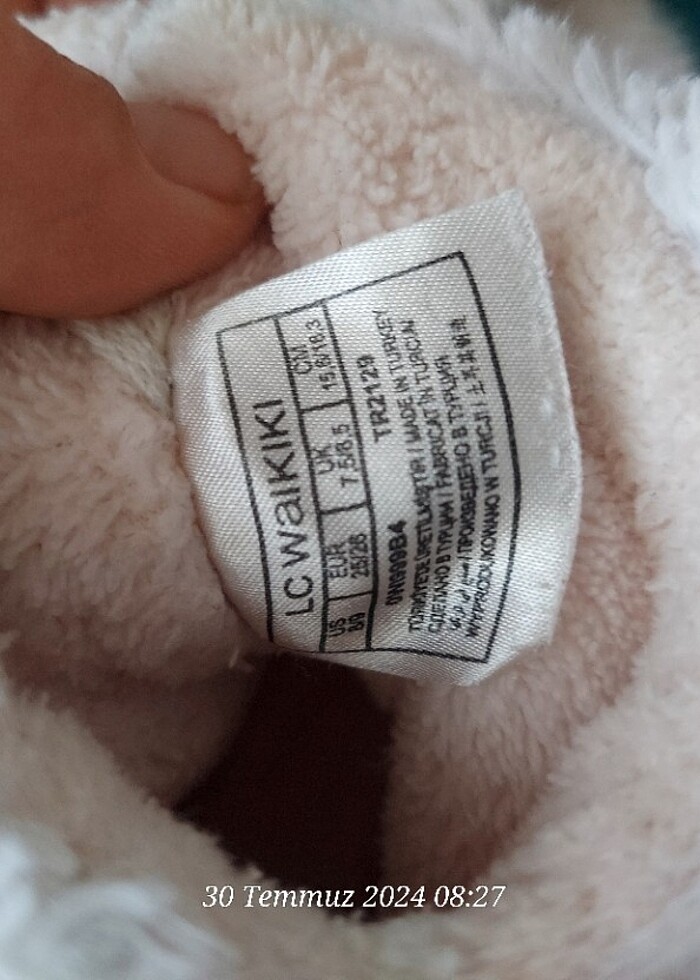 Lc waıkıkı kız cocuk ev panduf  25 26 numara  - Görsel 3