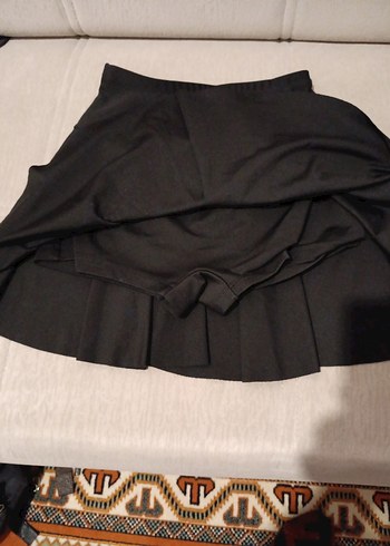 s Beden siyah Renk Kadın Siyah klos Mini şort Etek