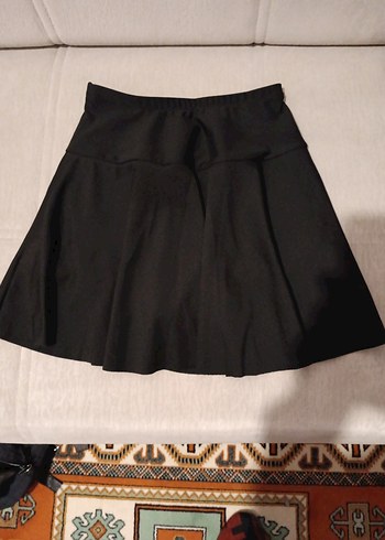 LC Waikiki Kadın Siyah klos Mini şort Etek
