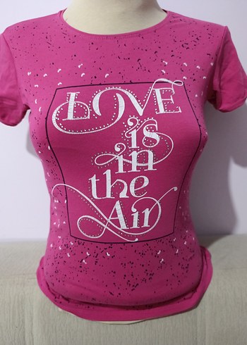 Pullu Baskılı Kız Çocuk Kısa Kollu Tişört - Görsel 2