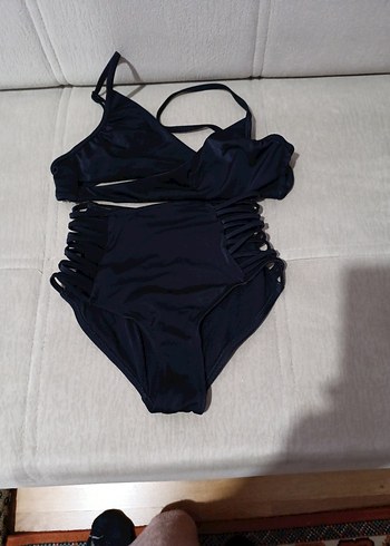 Siyah Strappy Mini Bikini - Görsel 4