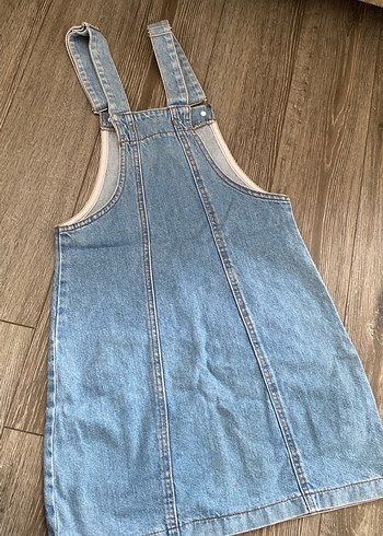 mavi renk salopet - Görsel 2