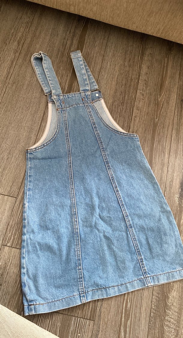 mavi renk salopet - Görsel 2