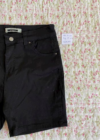 Mavi Jeans Siyah yüksek bel jean şort