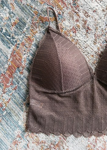 diğer Beden Lavanta rengi daktelli Kadın Bralet