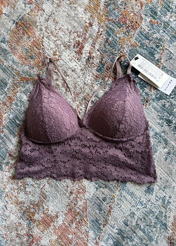 İntimissimi Lila Dantel Bohem Bralet