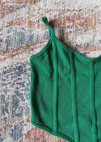 Yeşil büstiyer - Görsel 3