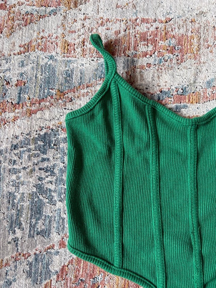 Yeşil büstiyer - Görsel 3