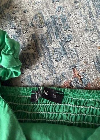 Yeşil  Salaş Midi büstiyer - Görsel 5