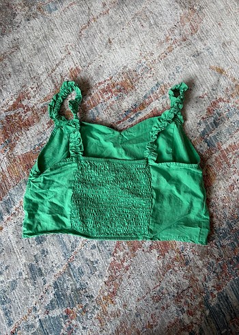 Yeşil  Salaş Midi büstiyer - Görsel 6