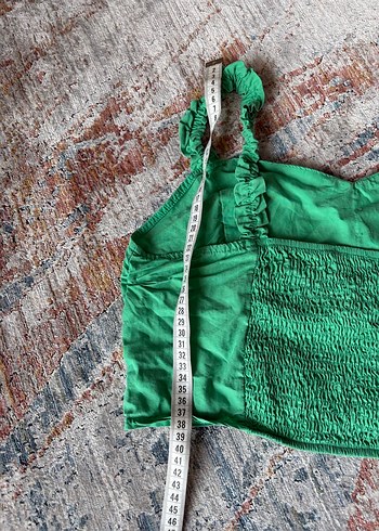 Yeşil  Salaş Midi büstiyer - Görsel 8