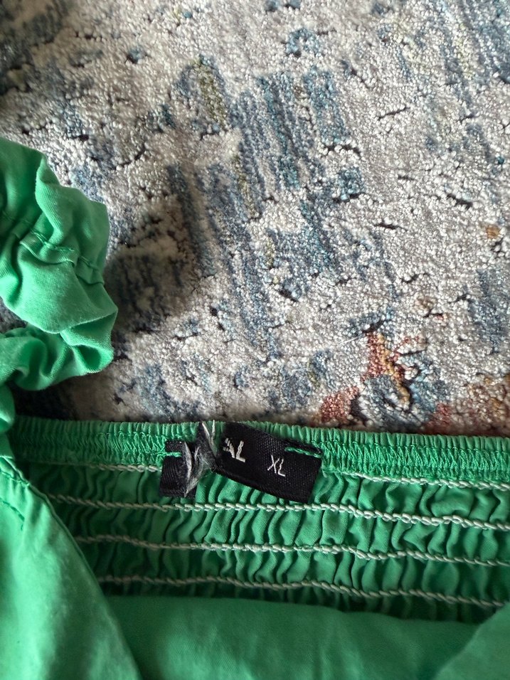 Yeşil  Salaş Midi büstiyer - Görsel 5