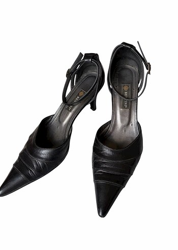 Klasik Siyah Stiletto Kadın Topuklu - Görsel 3