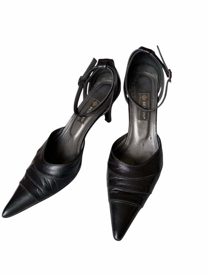 Klasik Siyah Stiletto Kadın Topuklu - Görsel 3