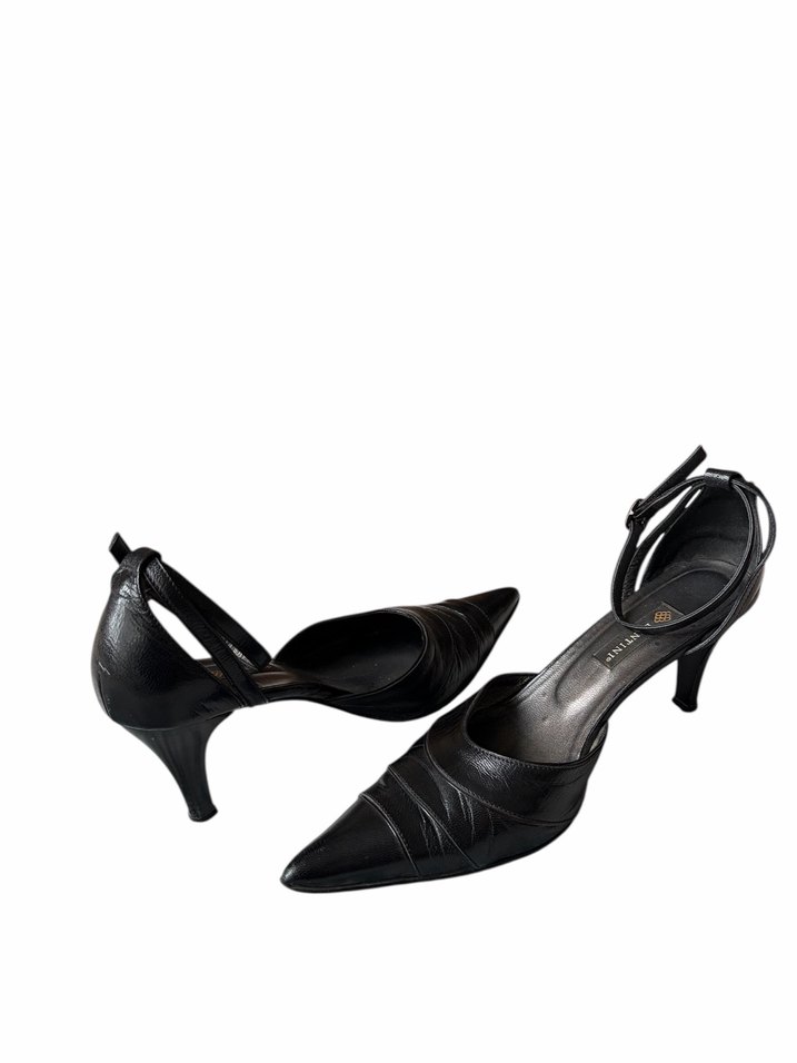 Klasik Siyah Stiletto Kadın Topuklu - Görsel 4