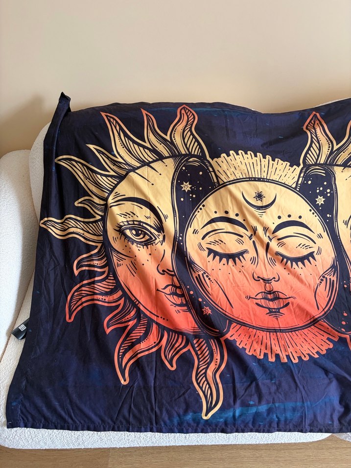 Bohem Güneş Desenli duvar halıs - Görsel 3