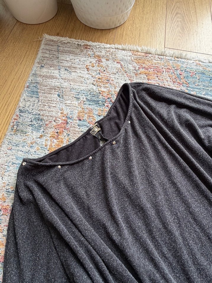 Siyah Kadın Uzun Kollu Tulum - Görsel 5