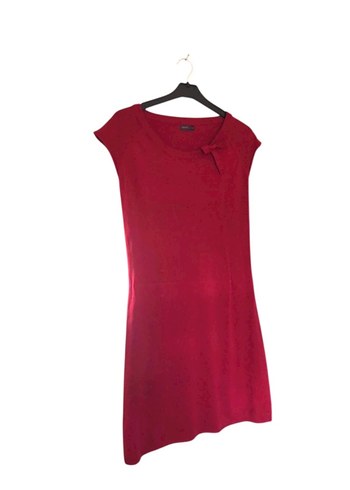 Henry Kırmızı fiyonklu Mini Elbise - Görsel 3