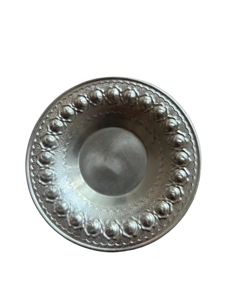 Gümüş Geleneksel Desensiz 6'lı Tabak Seti - Görsel 2