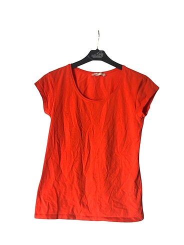 Batik turuncu basic tişört