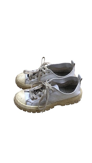 36 Beden beyaz Renk Yüksek tabanlı beyaz sneaker
