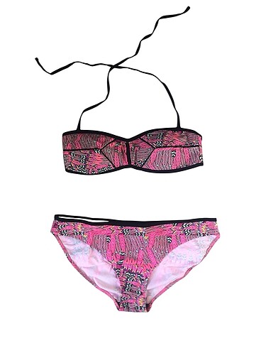 Renkli bikini takımı