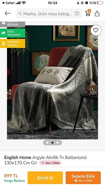  Beden Englis home yün battaniye