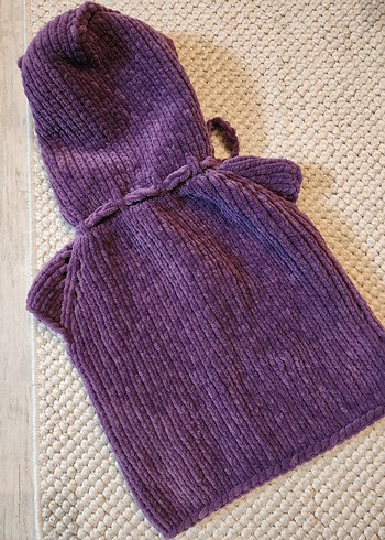 Kız Bebek Mor Yelek - Görsel 5