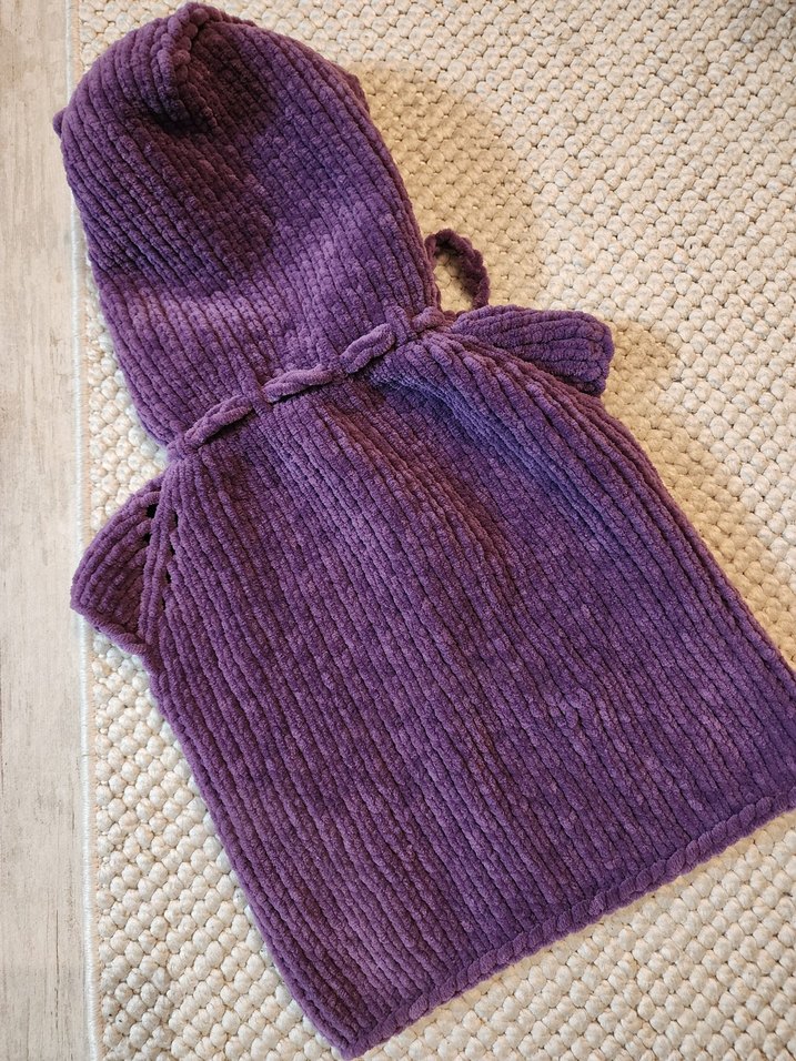 Kız Bebek Mor Yelek - Görsel 5