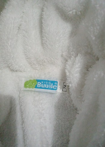 Kapüşonlu Beyaz Kız Bebek Tulumu - Görsel 3