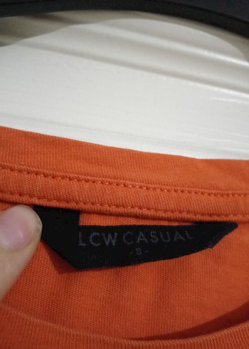 Turuncu Erkek Kısa Kollu Salaş Tişört - Görsel 2