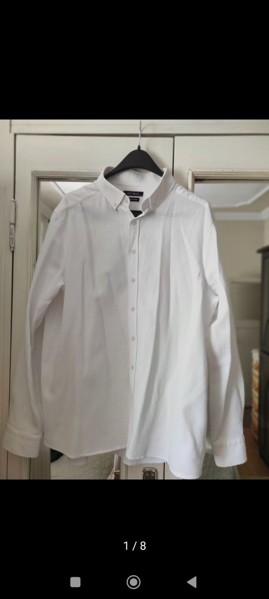 Beyaz Erkek gömlek - Görsel 2