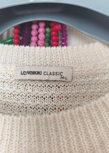 LC Waikiki Krem  standart Süveter - Görsel 3