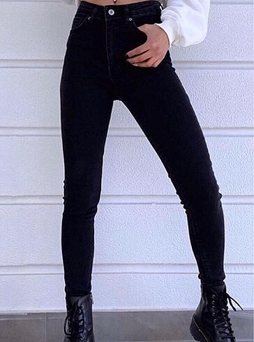 Topshop siyah skinny pantolon
