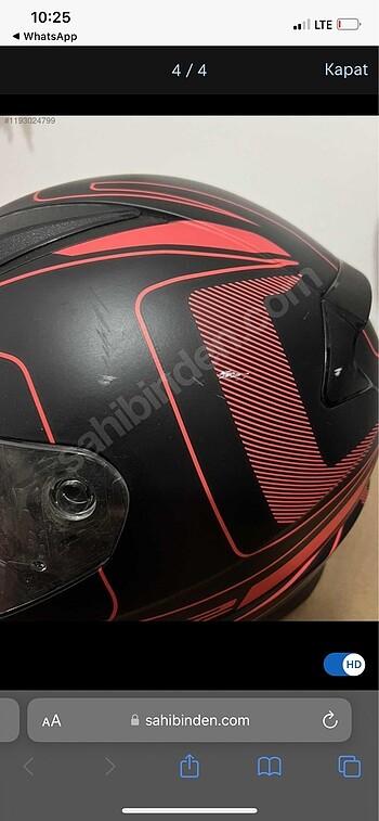 Beden siyah Renk KS2 Rapid Motor Kask