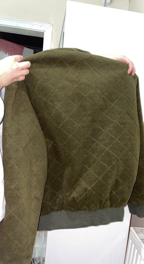 Kahverengi Kadın Fermuarlı Mont - Görsel 2