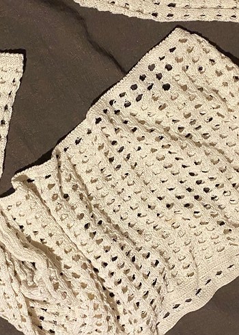 Üc ürün fiyatıdır
 için Dantelli Keten Pembe Kolsuz Bluz - Görsel 3