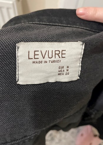 Fermuarlı Siyah Kadın Denim Ceket m ve s ya uygun - Görsel 4