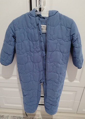 Mavi Bebek Polar Tulum Fermuarlı - Görsel 3