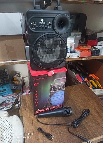 Ses Bombası Mikrofonlu Bluetooth hoparlör  - Görsel 2