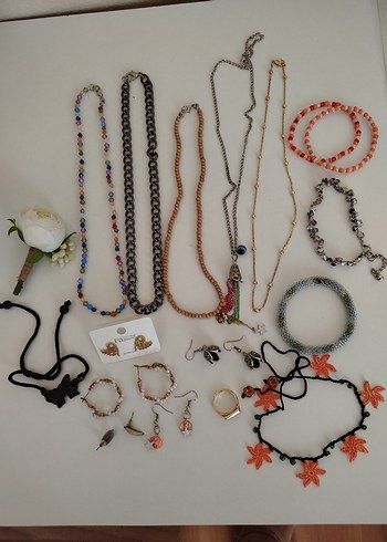 Cam Kavanozda Karışık Takı Seti - Görsel 3